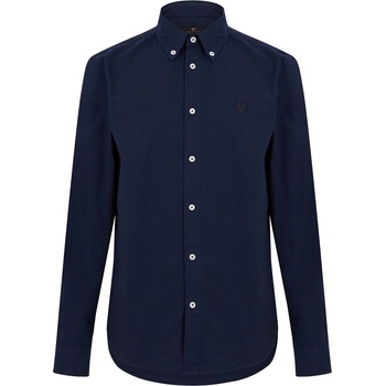 BELSTAFF Риза с дълъг ръкав BELSTAFF Men's Long Sleeve Shirt - Dark Ink
