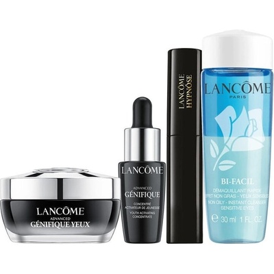 Lancome Lancôme Advanced Génifique Козметичен комплект Размер Околоочен крем 15 ml + Серум 10 ml + Спирала 2 ml + Дегримьор 30 ml