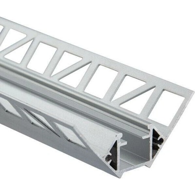 ML-761.331.05.2 Hliníkový profil pro obklady a dlažbu DF 61x24 mm včetně mléčného difuzoru 2 m