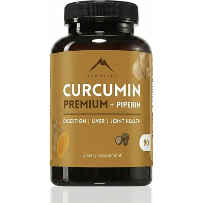Hrotlife Kurkumín Premium s piperínom 90 kapsúl