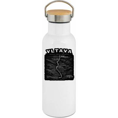 123TRIKO termoska Vltava, vodácká mapa, rytá verze 500 ml