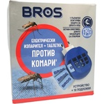 BROS електрически изпарител против комари + таблетки 10бр