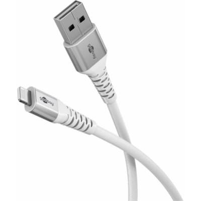 Goobay 74511 USB 2.0, vidlice Apple Lightning,USB A vidlice, 1m, bílý