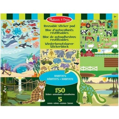 Melissa & Doug samolepky s podložkou farma