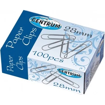 Image 1 of Centrum Кламери Centrum, 28mm, сребристи (OK17750)