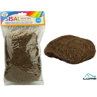 Sisal Luma, hnědý 30g