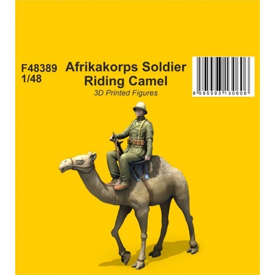 Special Hobby Afrikakorps Soldier Riding Camel / 3D Printed 1:48