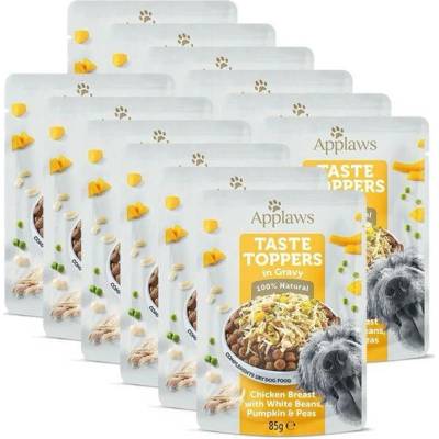Applaws Dog Taste Toppers in Gravy kuře fazole dýně a hrášek 12 x 85 g