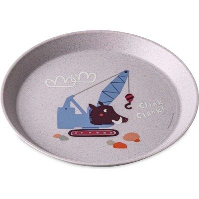 Koziol Dětský talíř DREAMS 20,5 cm šedá
