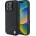 BMW Кожен калъф за iPhone 16 Pro Max със знак BMW Crossing Lines Pattern - черен (3666339323554)