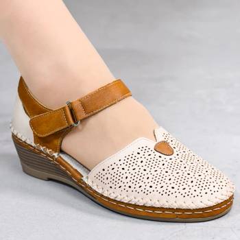 Сандали A18097-3 Beige