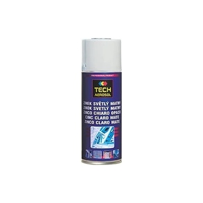 Tech Aerosol Zinek světlý matný 400ml 400ml