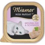 Miamor Milde Mahlzeit птиче месо и шунка 100 г