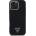 GUESS Калъф Guess Denim Triangle Logo MagSafe - iPhone 16 Pro - Черен (3666339428143)