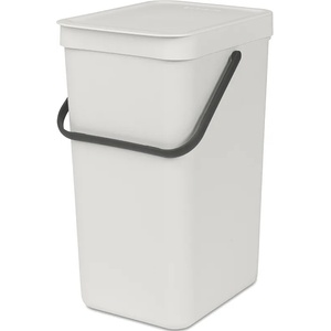 Brabantia Кош за смет за разделно събиране Brabantia Sort&Go 16L, Light Grey (1005516)