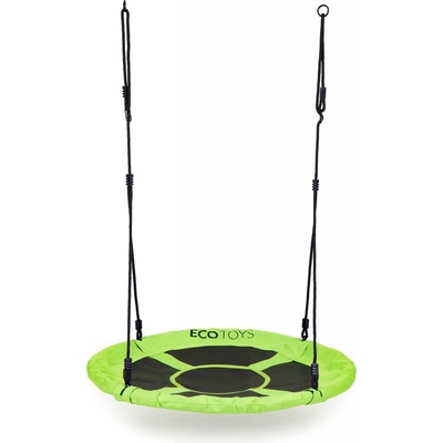 EcoToys houpací kruh 100 cm zelená