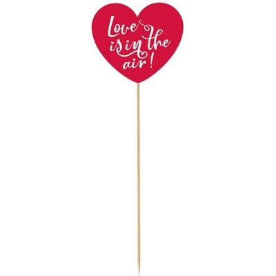 Godan Хартиена декорация - Любовта е във въздуха, Love is in the air - Сърце 10x30 см