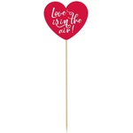 Godan Хартиена декорация - Любовта е във въздуха, Love is in the air - Сърце 10x30 см