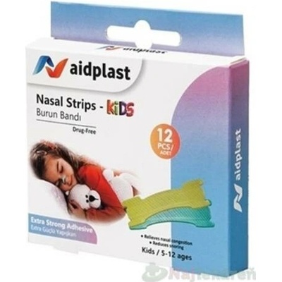 Aidplast Náplast pro děti k usnadnění dýchání 12 ks