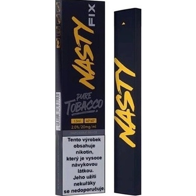Nasty Juice Fix elektronická cigareta fix Pure Tobacco 20mg 280 mAh černá 1 ks