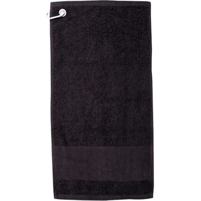 Towel City Golfový uterák 30 x 60 cm TC033 Black