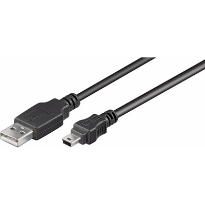 Goobay 11.92.8712 USB 2.0 USB AM - miniUSB 5pin BM, 1,8m, černý
