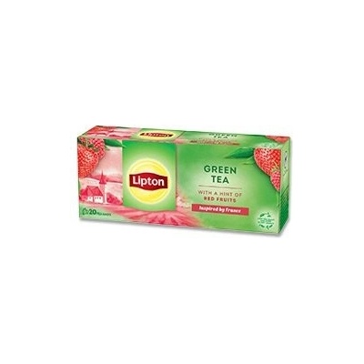 Lipton zelený čaj Red Fruits 20 sáčků