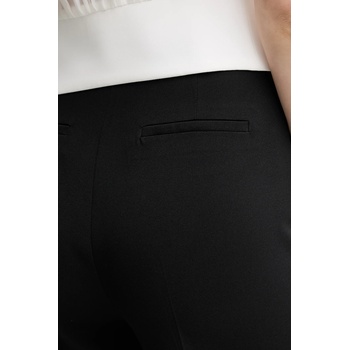 Morgan Панталон Morgan POYA. F в синьо с широка каройка, с висока талия POYA. F (POYA.F)