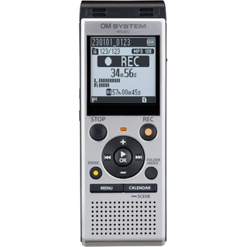 Olympus WS-882 - диктофон, 4GB, 1040 часа запис, 110 часа батерия, microSD, сребрист