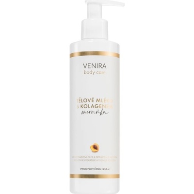 Venira Tělové mléko s kolagenem hydratační tělové mléko Apricot 250 ml