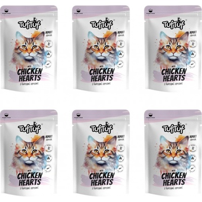 TUF TUF with chicken hearts 6 x 100 g