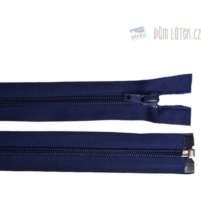 Zips špirálový 6mm deliteľný 70 cm tmavomodrý