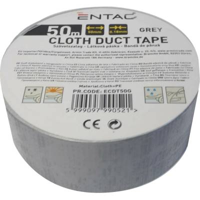 Entac Lepiaca páska textilní zosilnená 0,18 mm x 50 mm x 50 m