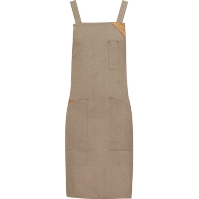 Toma Číšnická zástěra vysoká shabby béžová T-1730