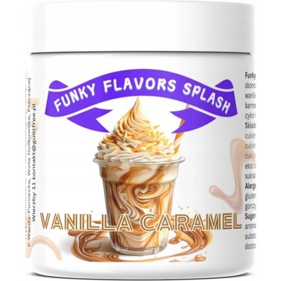 Funky Flavors Splash Vanilla Caramel 50 g