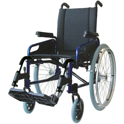 PLURIEL HEMI Invalidní vozík s pohonem pro jednu ruku barva rámu modrá metalíza šířka sedu 51 cm zesílený hloubka sedu 43 standard