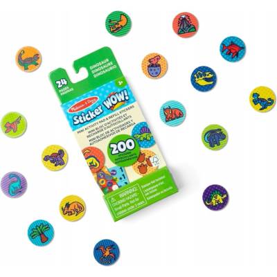 Samolepky pro děti 3+ mini knížečka dinosauři StickerWow
