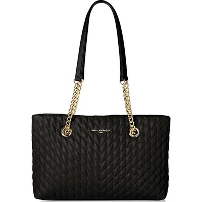 Karl Lagerfeld Kabelka Paris Karolina Chain Tote Black Gold – Hledejceny.cz