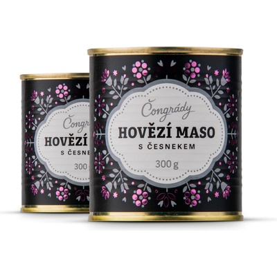 Čongrády Hovězí maso s česnekem 300 g