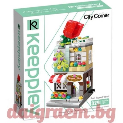Qman Конструктор qman Магазин за цветя c0104 (qc0104)