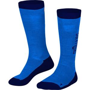 Trollkids Детски ски чорапи Trollkids Kid's Ski Socks - Medium Blue / Navy - размер 35-38 (201-4222-0114)