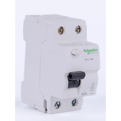 Schneider Electric 2P 40A 30mA 6kA A9Z01240