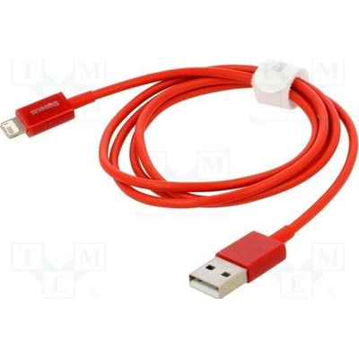 Baseus CALYS-A09 vidlice Apple Lightning,USB A vidlice, 1m, červený