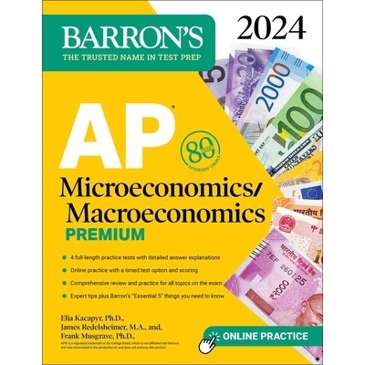 AP Microeconomics/Macroeconomics Premium, 2024: 4 Practice Tests + Comprehensive Review + Online Practice Musgrave FrankPaperback