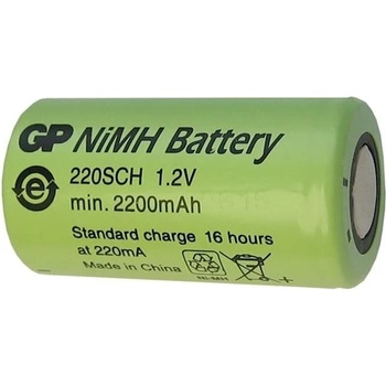 Image 1 of GP Batteries Акумулаторна батерия GP NiMH SC 1.2V 2200mAh 1бр. GP BATTERY (GP-BR-SC-2200)