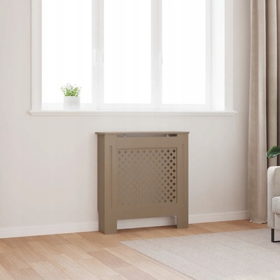 Kryt na radiátor MDF deska 78 x 81,5 cm hnědý