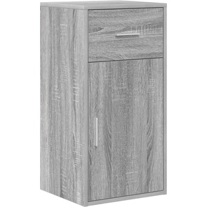 vidaXL Служебен шкаф с чекмедже Сив Сонома 38 x 34 x 75 см (869551)