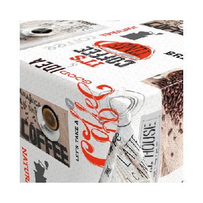 PVC obrus metráž Coffee šírka 140 cm