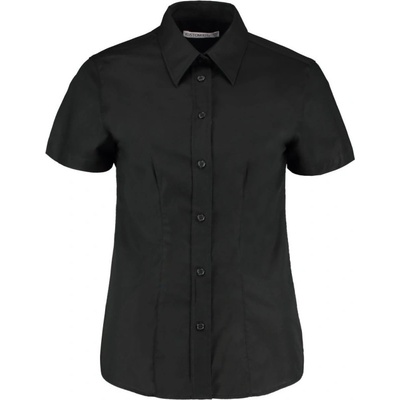 Kustom Kit košile KK 360 Oxford krátký rukáv dámská Černá