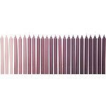 ferm LIVING Свещи Ombre, нюанси на розово, 24 бр (1104271954)